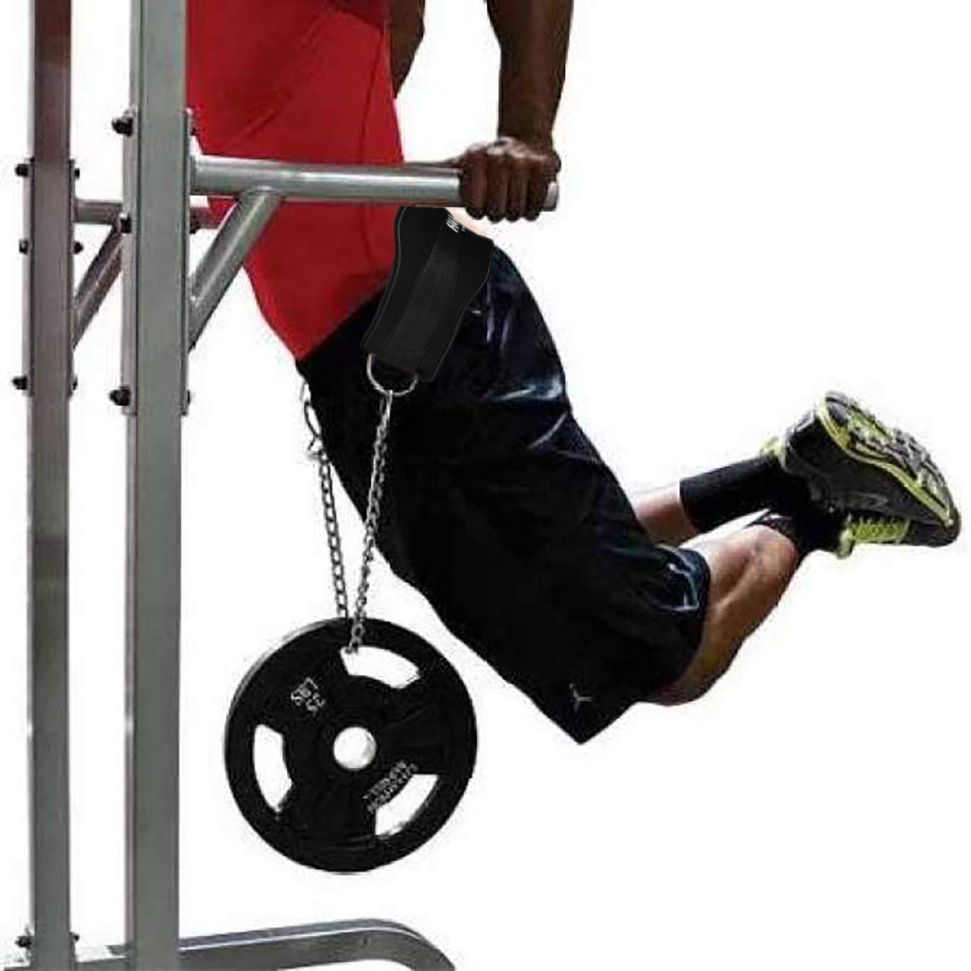 Serveuttam Commercial Jumping Belt with Chain Reinforced Steel Chain, Waterproof Foam core, Double Stitching, Black, Maximize Your Weightlifting and Bodybuilding Workouts. (B085B2G729) Amazon Price History, Amazon Price Tracker