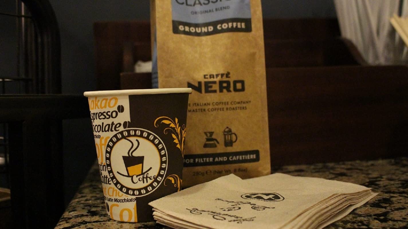 Aygün Excodi Cup - [ CUP ] 4 oz Kullan At Bardak - 100 ml - 300 Adet Kaliteli Bardak - Türk Kahvesi, Espresso, Sızdırmaz, El Yakmaz (Bej - Ekspresso - Shot)