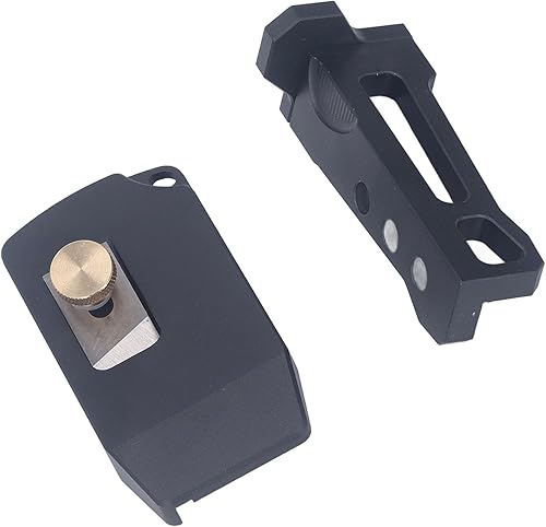 Miniatura 8 de Fydun 2 unids chaflán plano de aleación de aluminio recortadora de borde esquina bandas de borde rápido chaflán herramienta raspador perfecto para