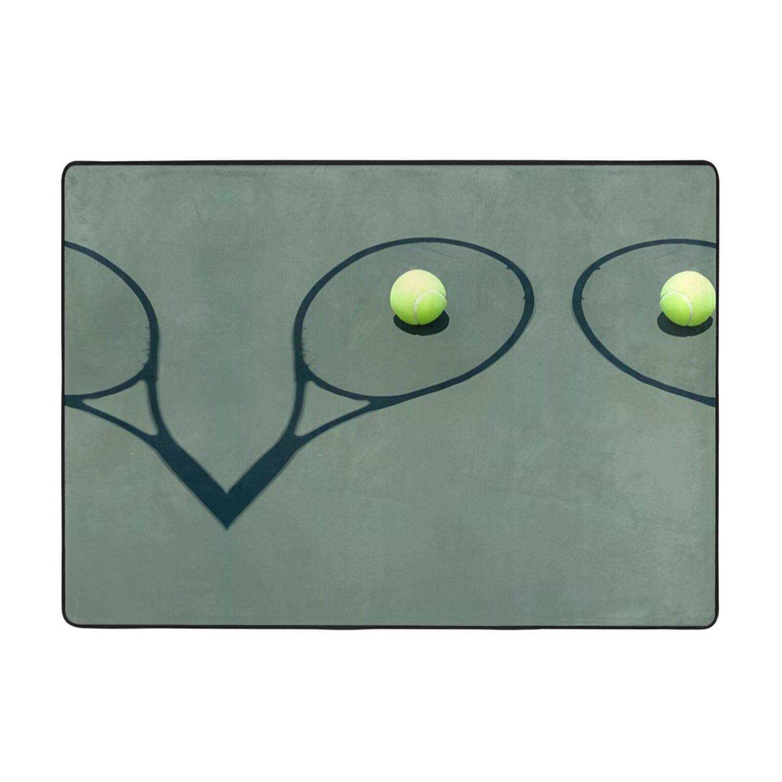 Alfombra de tenis acogedora para salones modernos y cuartos infantiles