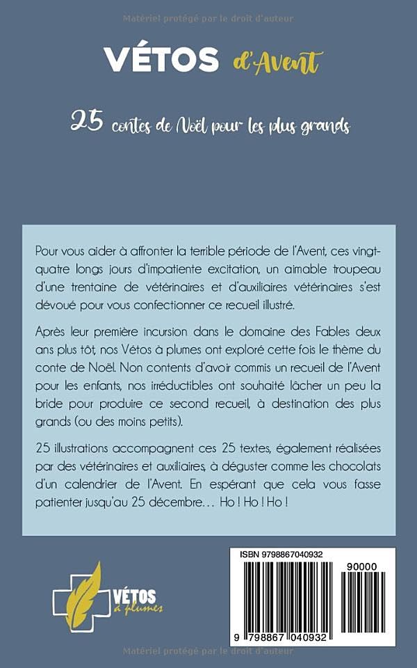 Vétos d'Avent - 25 contes de Noël pour les plus grands Broché – 10 novembre 2023 – Image 3