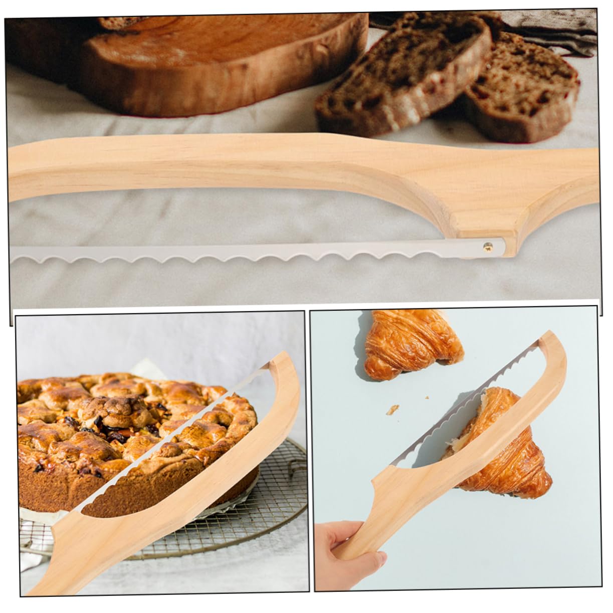 MAGICLULU 6pièces Cutter à Avec Acier Outil De Tranchage Pour Fait Maison Gâteaux Et Pâtisseries