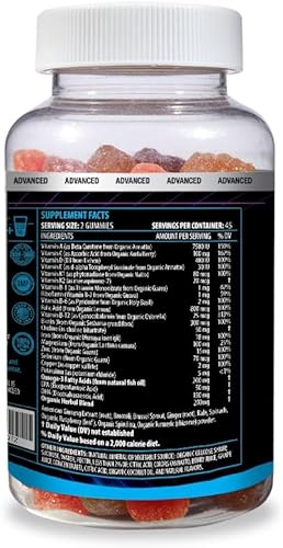 Miniatura 4 de Actif Teen Guy Mega Support con 30 vitaminas orgánicas, omega-3, súper verdes, frutas, verduras, suplemento energético y de memoria para