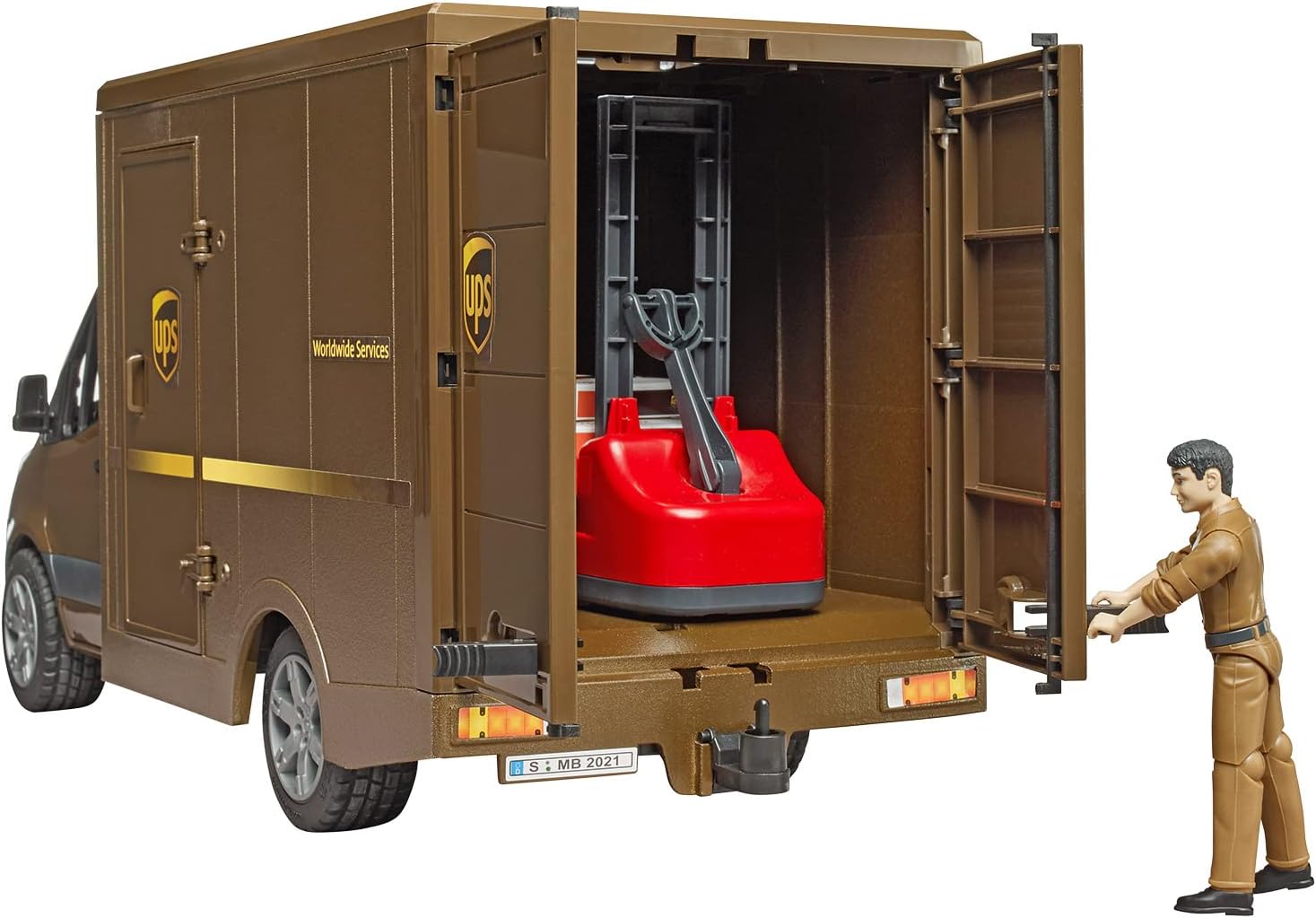 Camion bruder UPS avec accessoires en boîte - Jeux & Jouets