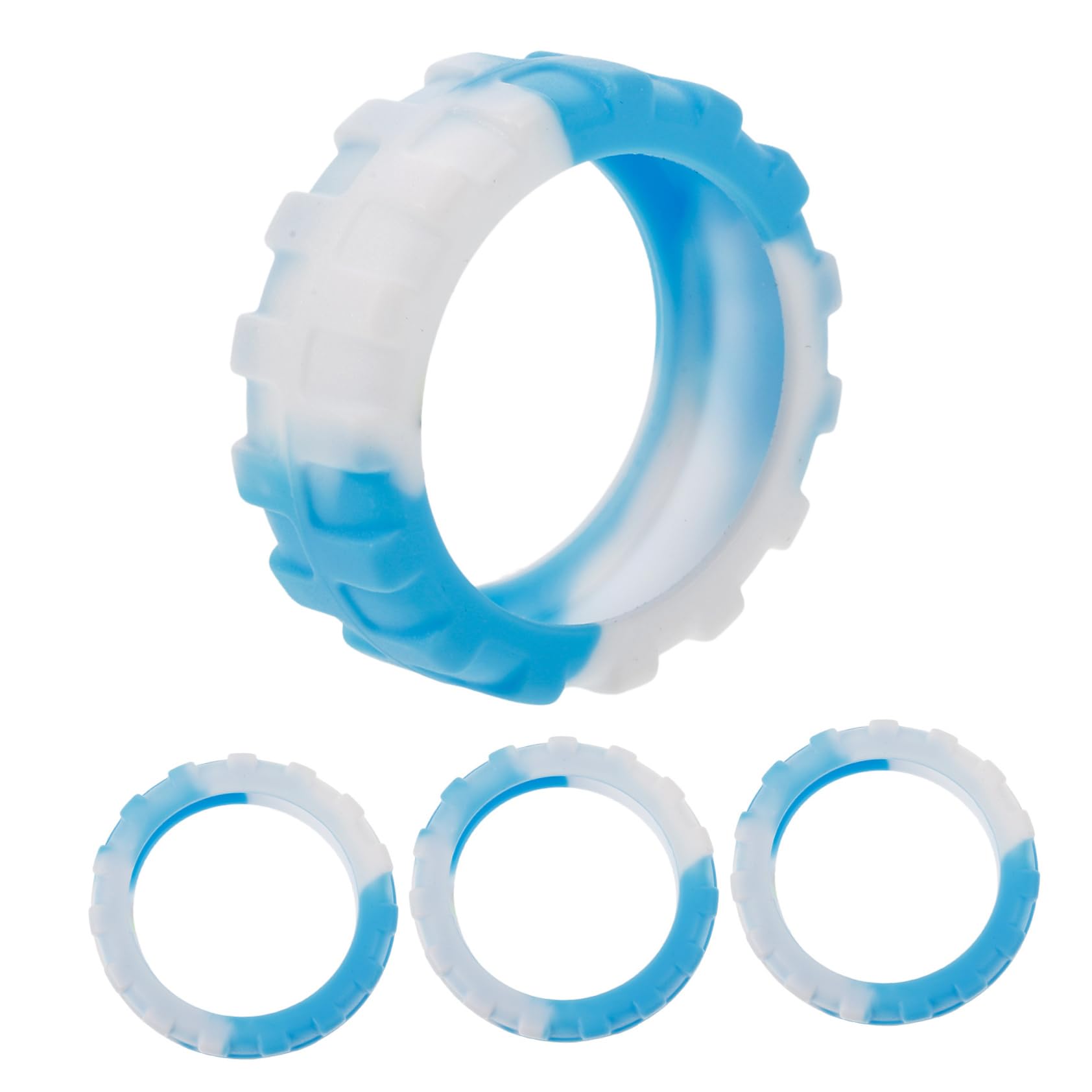 SHERCHPRY 16 Piezas Maleta De Equipaje Almohadillas para Ruedas De Equipaje Cubiertas De Ruedas De Fundas para Pies De Maletas Cubierta De De Maleta Gel De Sílice