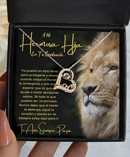 Miniatura 4 de Regalo de Graduación para Hija, regalo de graduación, hija, joyería hija de papá, joyas para Hija de Papá, Escuela Secundaria, Universidad