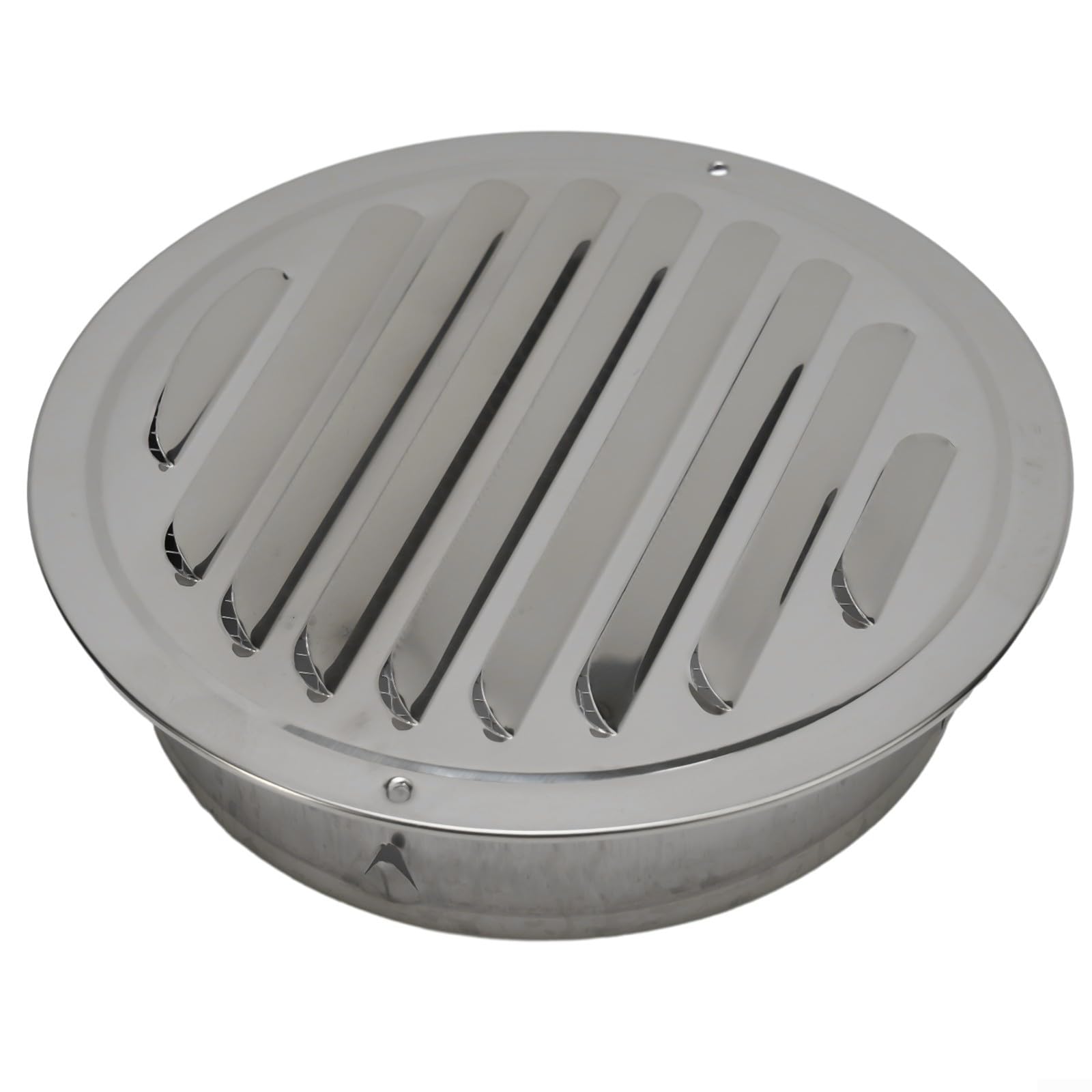 Griglia Di Ventilazione In Acciaio Inox 160 Mm – Anti-insetto, Per Pareti Interne Ed Esterne