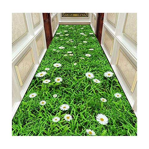 ZFF Hogar Sala de Estar Pasillo Pasillo Alfombra Hotel KTV Escaleras Dormitorio de la Oficina Tienda Completa Sofá Personalizado Manta de Mesa de café (Color : A, Size : 150 * 500CM)