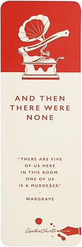 Agatha Christie - Papelería y cuadernos - Marcador Agatha Christie - And Then There Were None