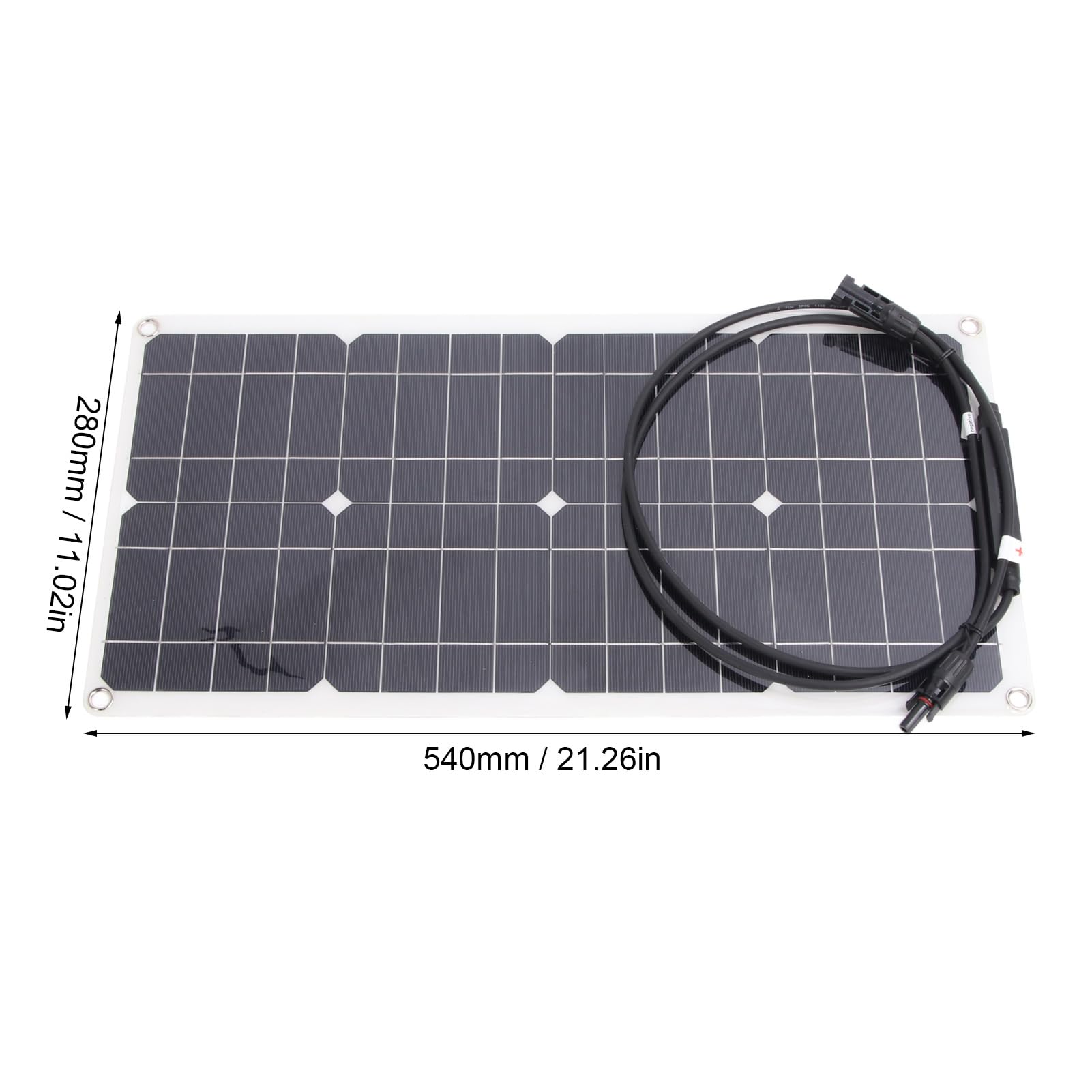 Pannello solare, moduli solari monocristallini ad alta efficienza 25 W 16 V Pannello solare flessibile, Pannello solare pieghevole portatile per marino