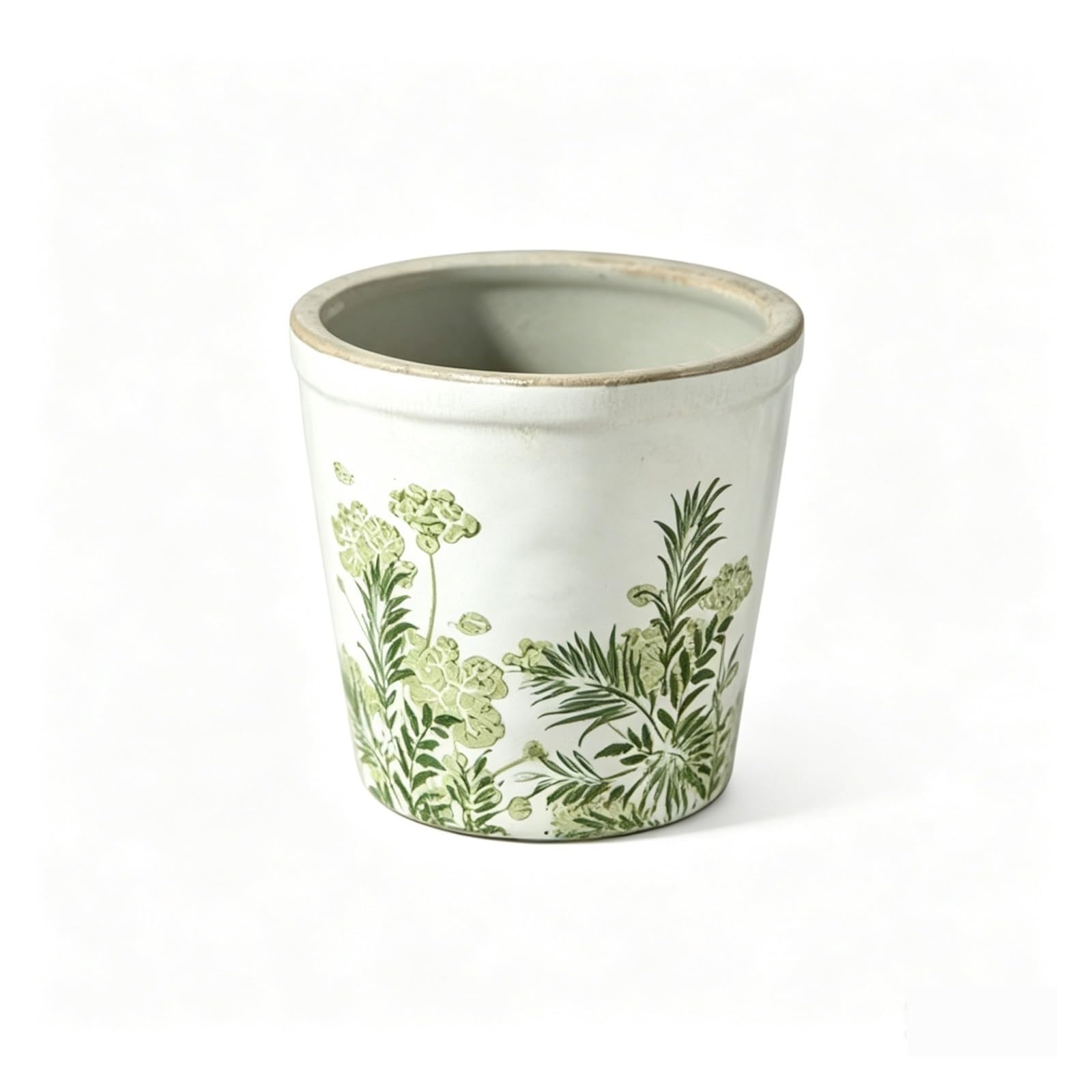 FriendshipHome Unique Planters Retros Ceramic Planter Featuring Drainage Holes For Home Indoor Outdoor Stands for Decor