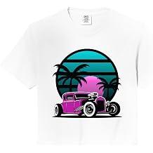 Rock N Roll 50s Sock Hop Greaser Vintage 1950s Rockabilly Comfort Colors Crop Top