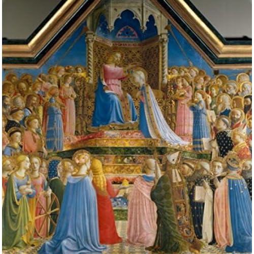 Posterazzi The Coronation of the Virgin Poster Print by Fra Angelico 1435 (Circa 1400-1455) France Paris Musee du Louvre, (18 x 24)