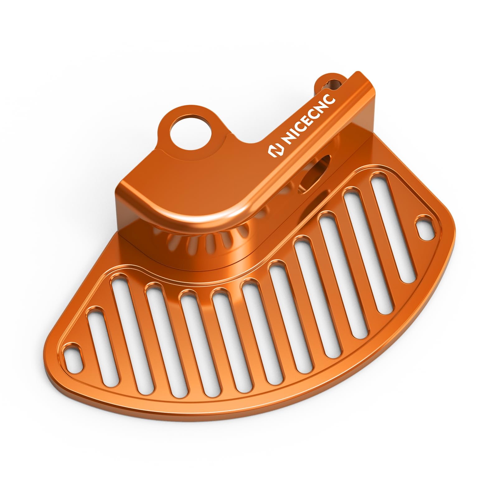 NICECNC Cubierta protectora de disco de rotor de freno delantero naranja compatible con KTM 300 EXC TPI 2019-2023 250 EXC-F 2017-2024 500 EXC-F 2016-2022 2024 125 XC 2021-2024 Ver ajuste