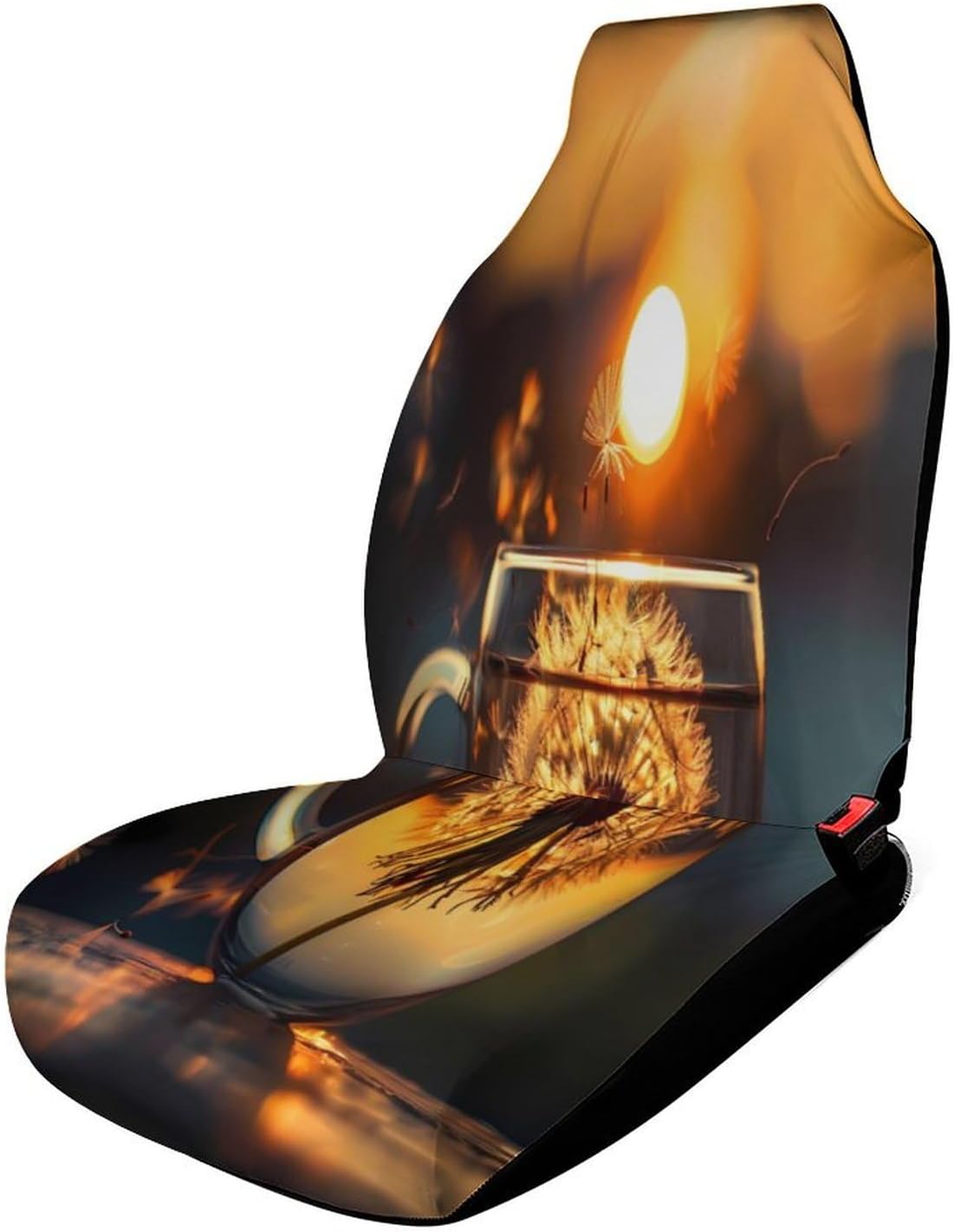 Dandelion Tea Car Seat Covers Automotive Seat Covers Car Seat Protector Auto Front Seats Protector for Most Cars 2PCS