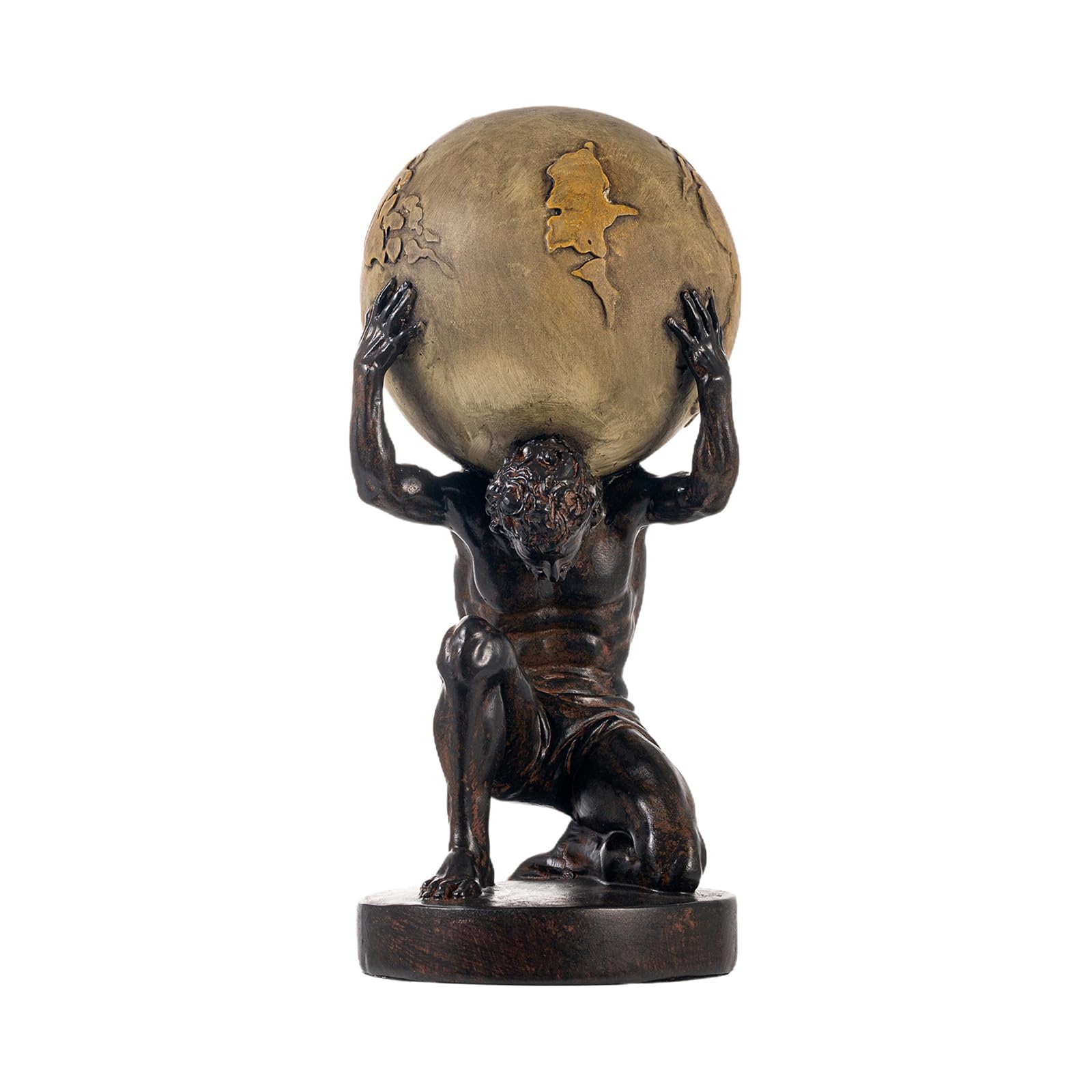 Amazon.com: Lukitas Atlas Holding Up World Statue and Sculpture