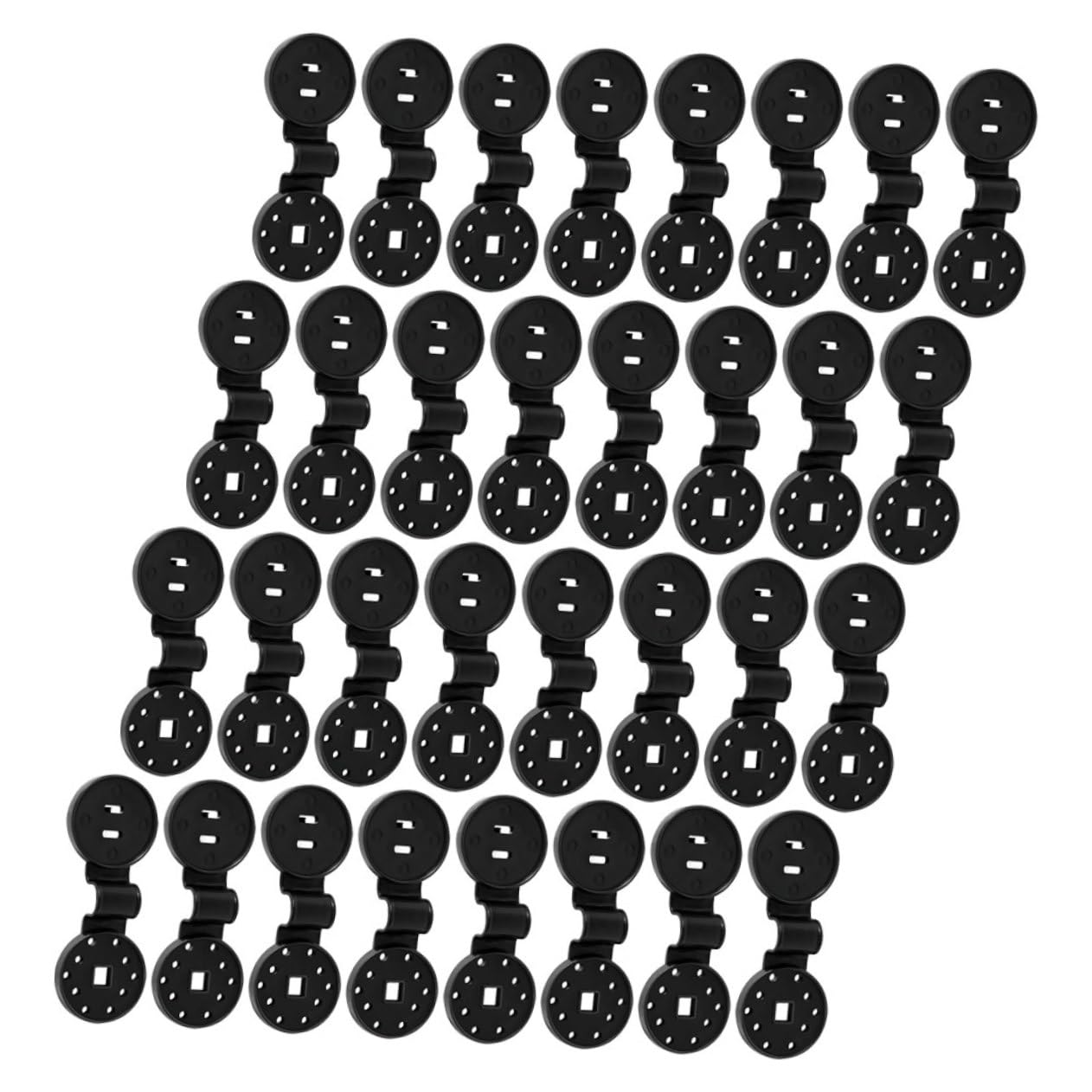 KICHOUSE Outdoor Garden Clips 50pcs Plastic Netting Clips for Shade Net Sun Cover