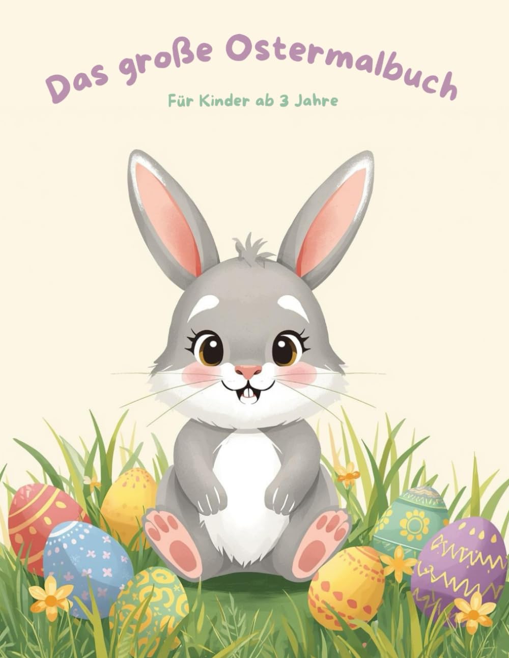 Oster-Malbuch für Kinder ab 3 Jahren
