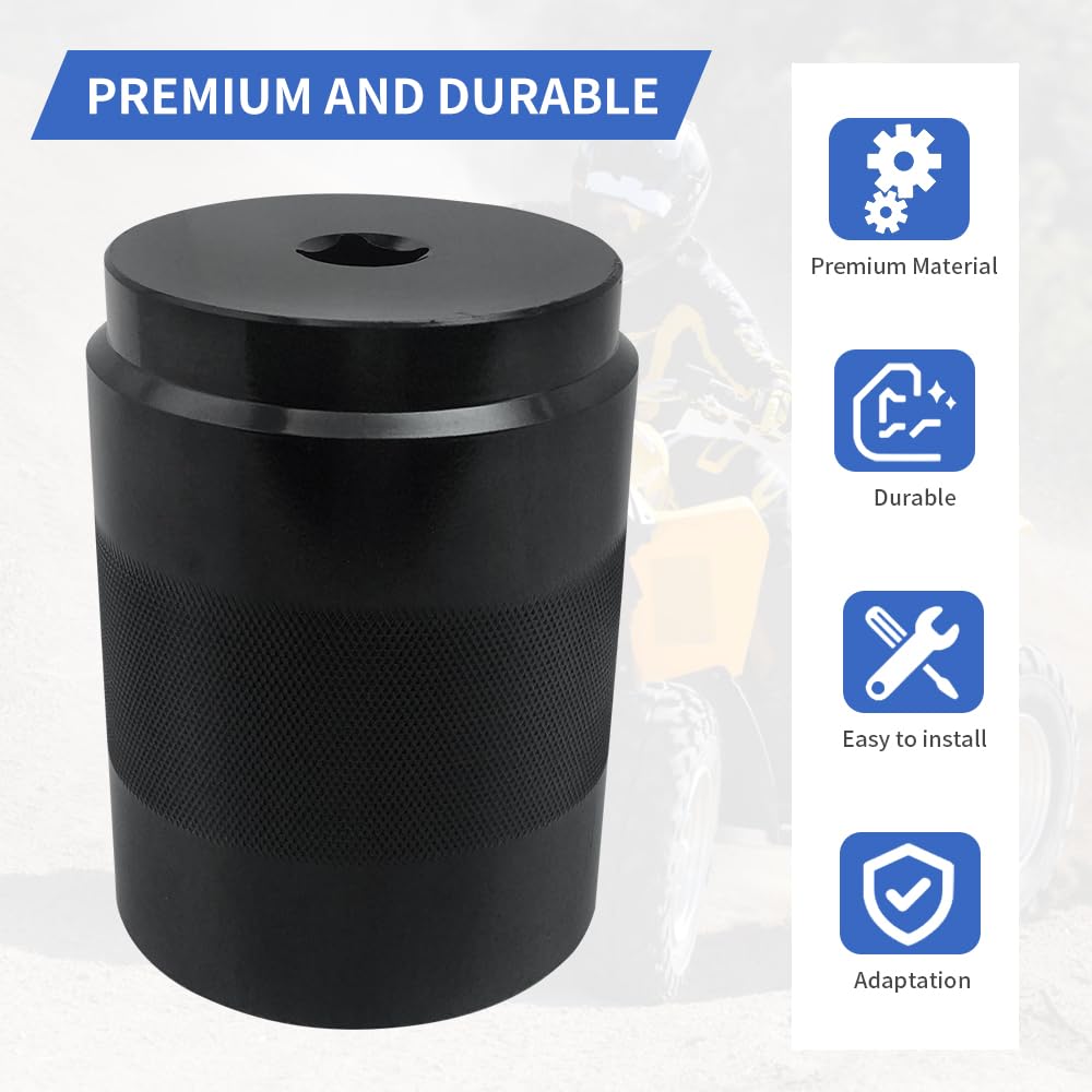 Herramienta de extracción de tuercas de brazo de arrastre/enchufe compatible con Can Am Outlander 400 500 650 800 1000 Renegade 500 800 850 OEM # 529035925