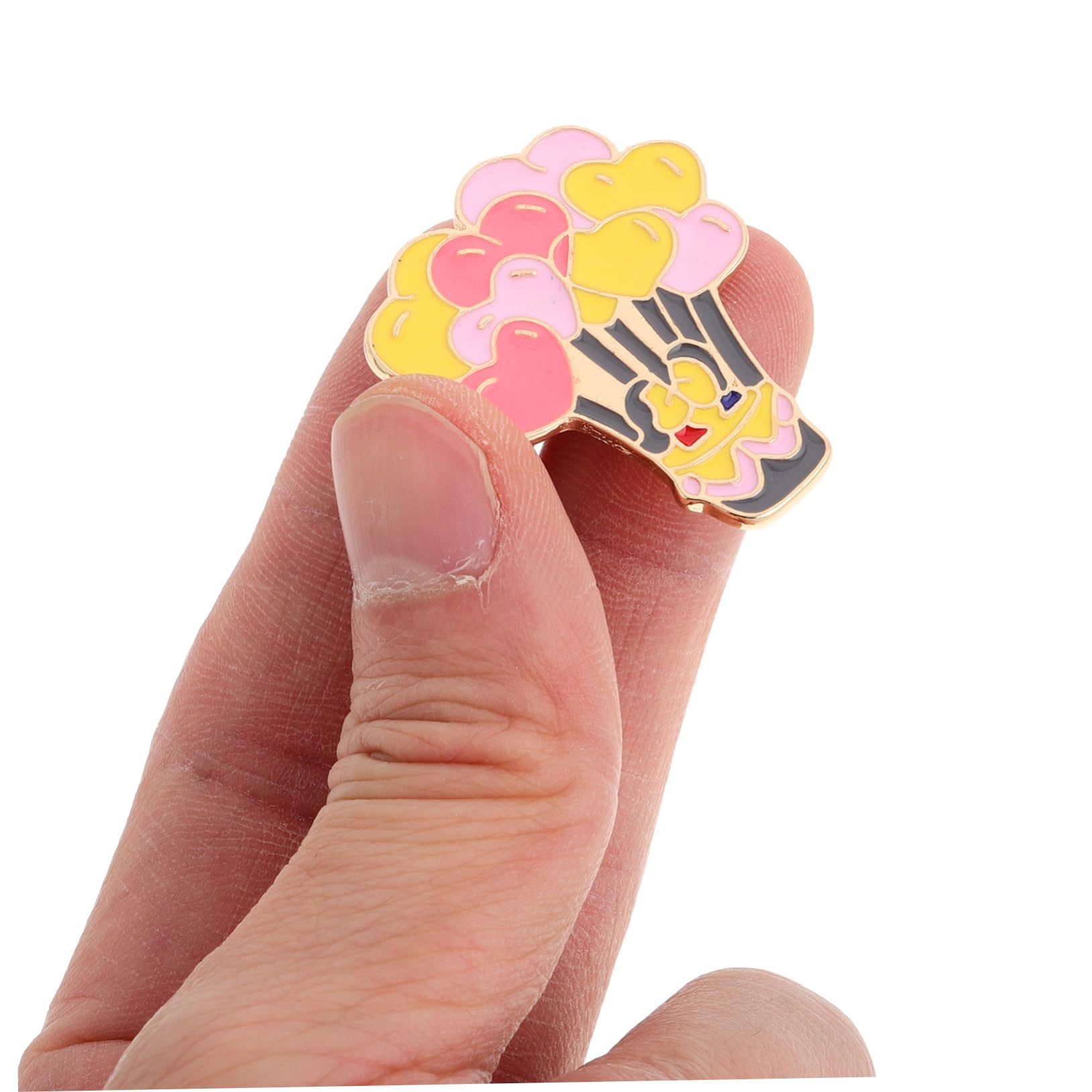 Broche con Forma de corazón de aleación con Forma de Globo aerostático para Mujer, Elegante, para Solapa, Bonito Accesorio para San Valentín