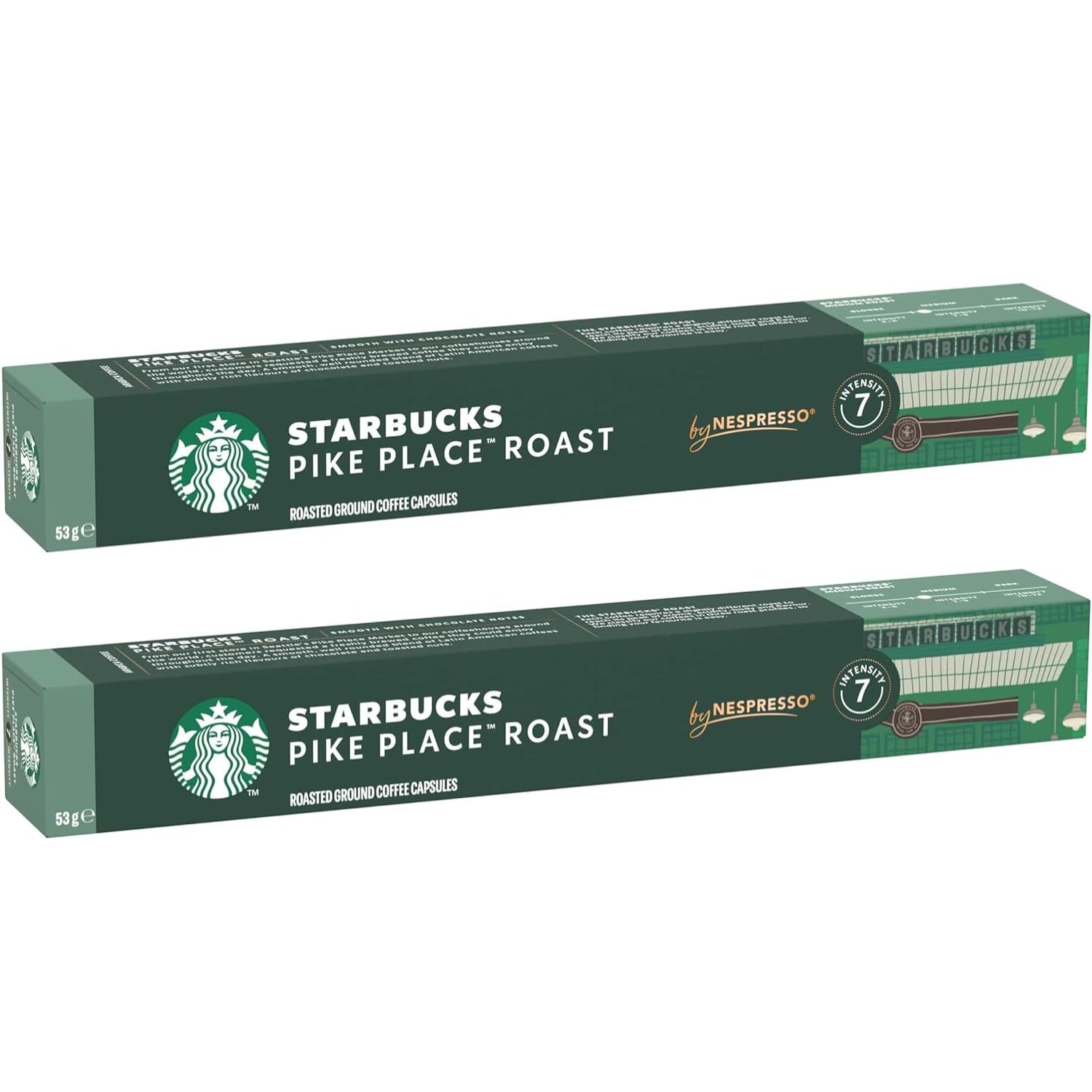STARBUCKS Pike Place Roast by Nespresso, Medium Roast, Coffee Capsules 10 (Pack Of 2), 53g Each (Imported)-picture-26