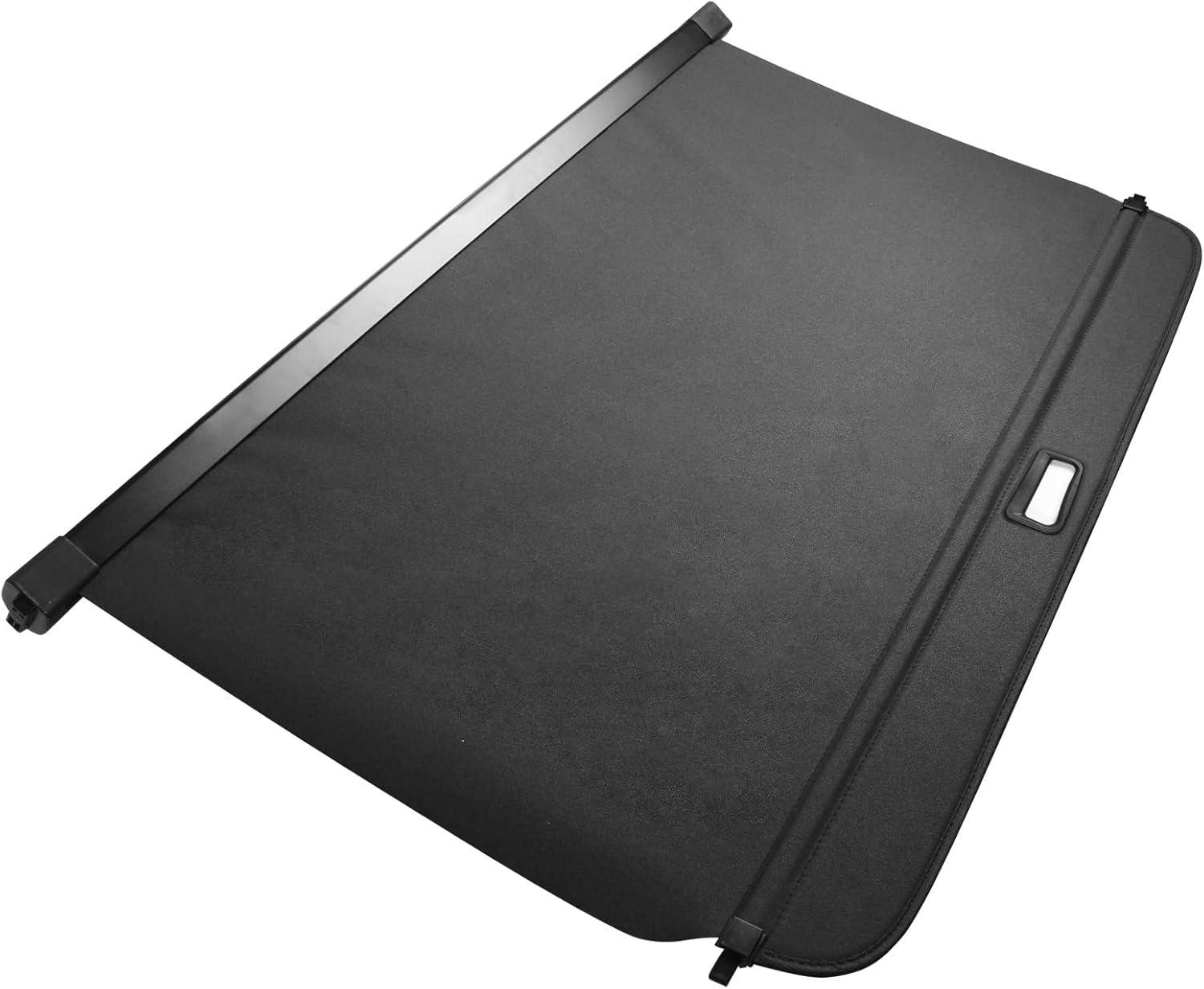 Cargo Cover Compatible with 2006-2011 Benz ML Class W164, Black Vinyl + Aluminum Rod Tonneau Cover Retractable by IKON MOTORSPORTS, 2007 2008 2009 2010 2011 2012