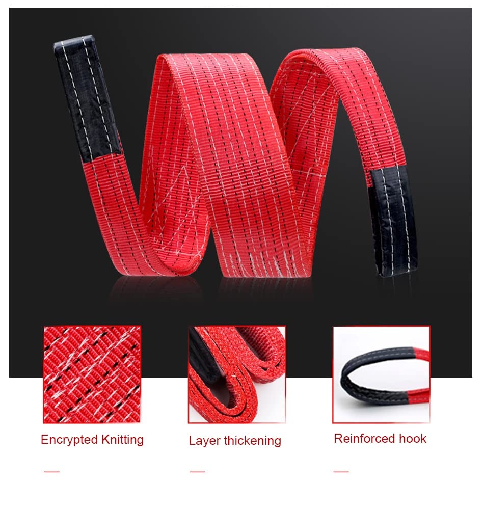 Correa de eslinga de elevación de cincha eslingas de nailon para levantar correa de eslinga de remolque de carga de poliéster resistente correas de transporte de cuerda de elevación para muebles grand