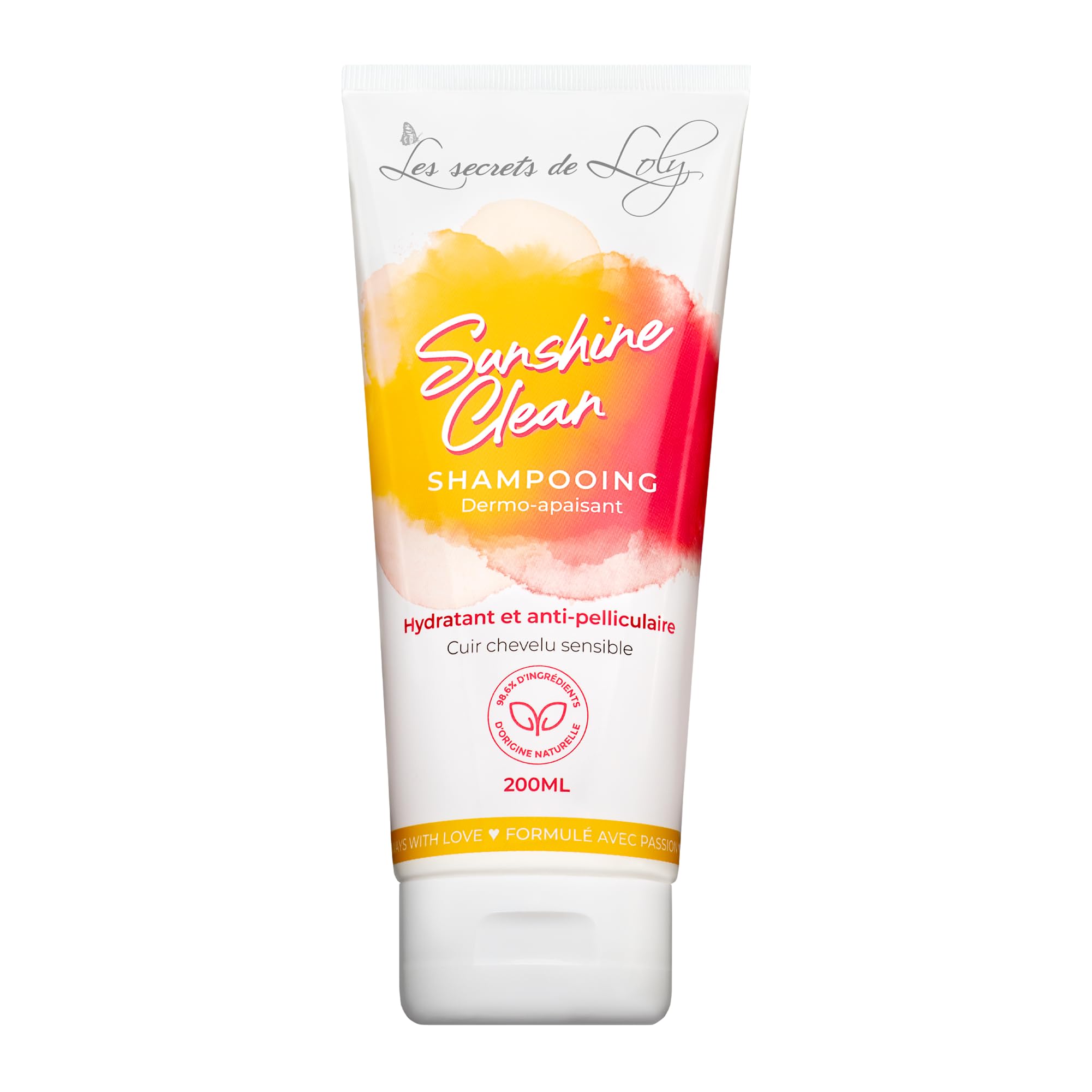  Secrets de Loly – Shampooing cuir chevelu sensible – Naturel 98,6% – Soin cheveux végan – 200ml  
 Secrets de Loly –Sha