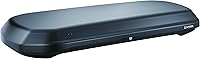 INNO 320 Matte Black Rooftop Cargo Box - 9 Cu Ft, Holds 8 Skis or 4 Snowboards, Lightweight 37 lbs Universal Mount