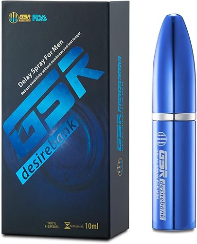 Spray retardado para hombres, mejora la comodidad, control de clímax para ayudarte a durar más tiempo en la cama, 0.33 onzas líquidas (azul)