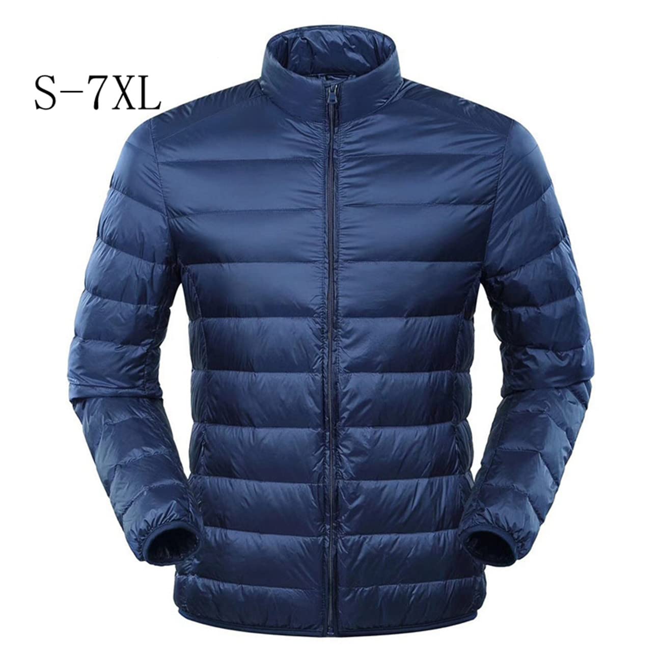 Piumino leggero da uomo giacca a vento giacca leggera piuma, N-5923 C, Large