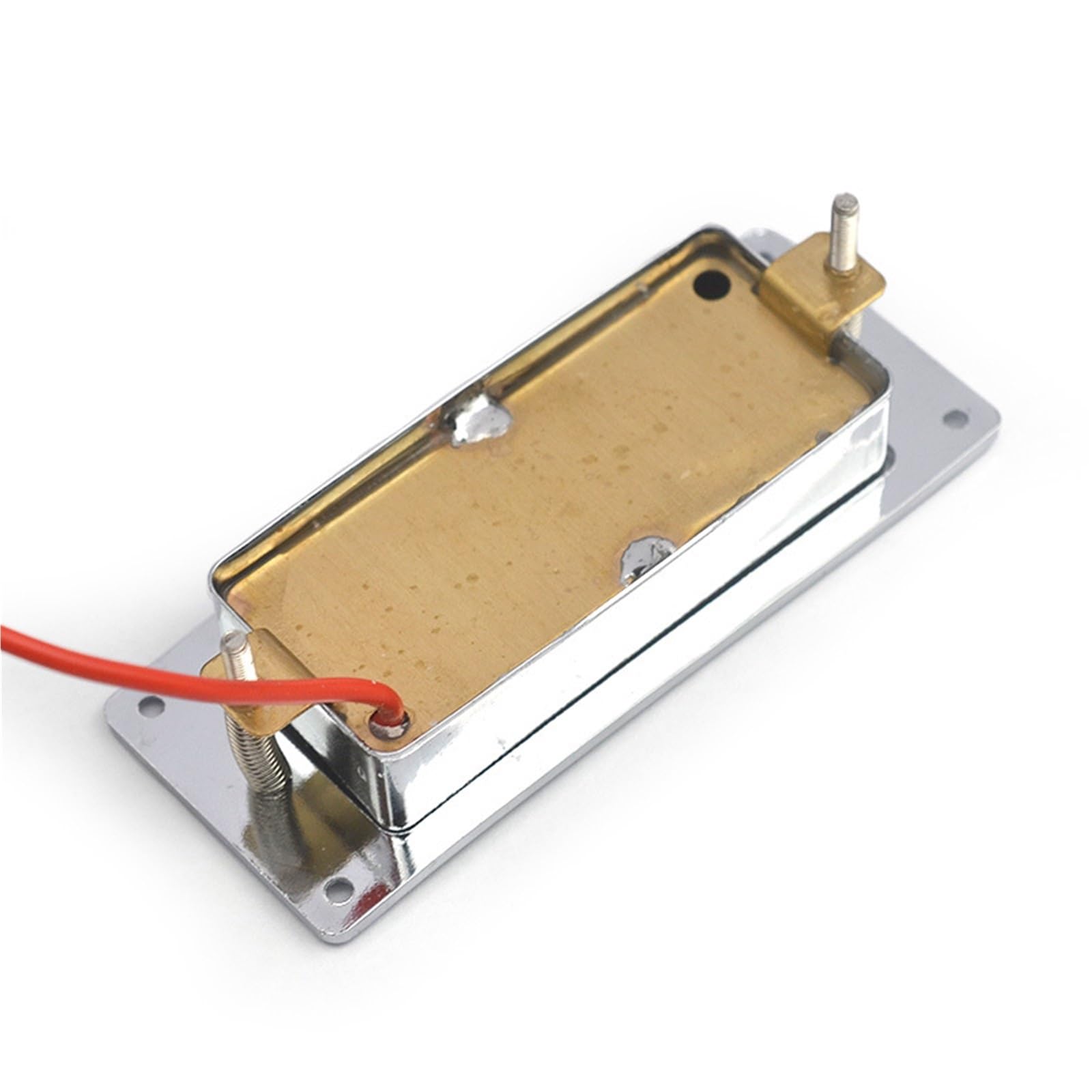Pickup Gitary Elektrycznej Chromowany przetwornik do gitary elektrycznej Metalowy przetwornik do gitary elektrycznej z podwójną cewką