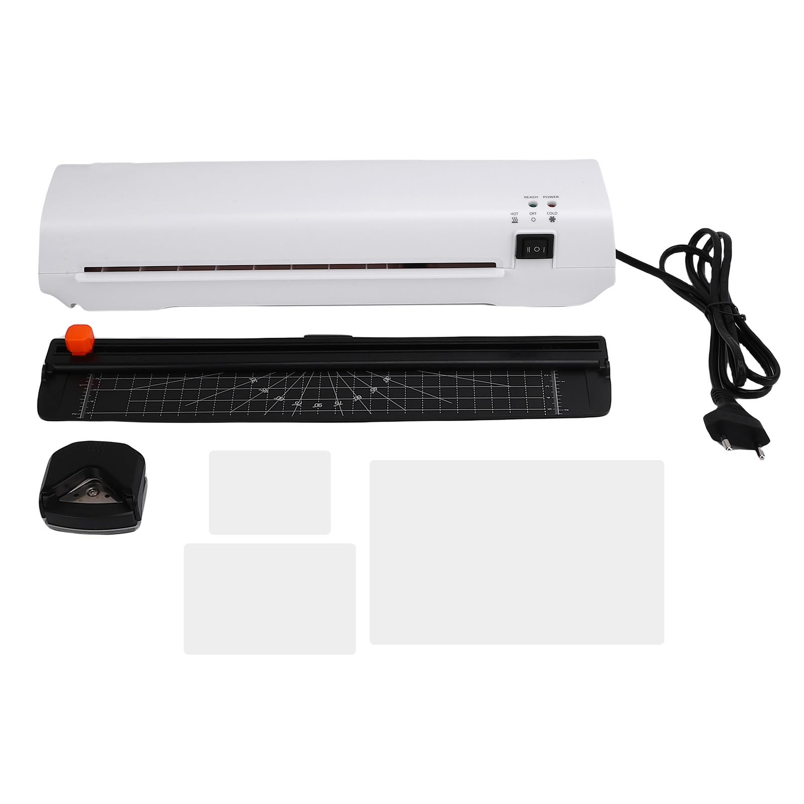 Laminatrice a Caldo Anti-inceppamento con Preriscaldamento Rapido, Plastificatrice Formato A4 230 Mm per Insegnanti di Casa, Ufficio e Scuola (Spina europea 220V)