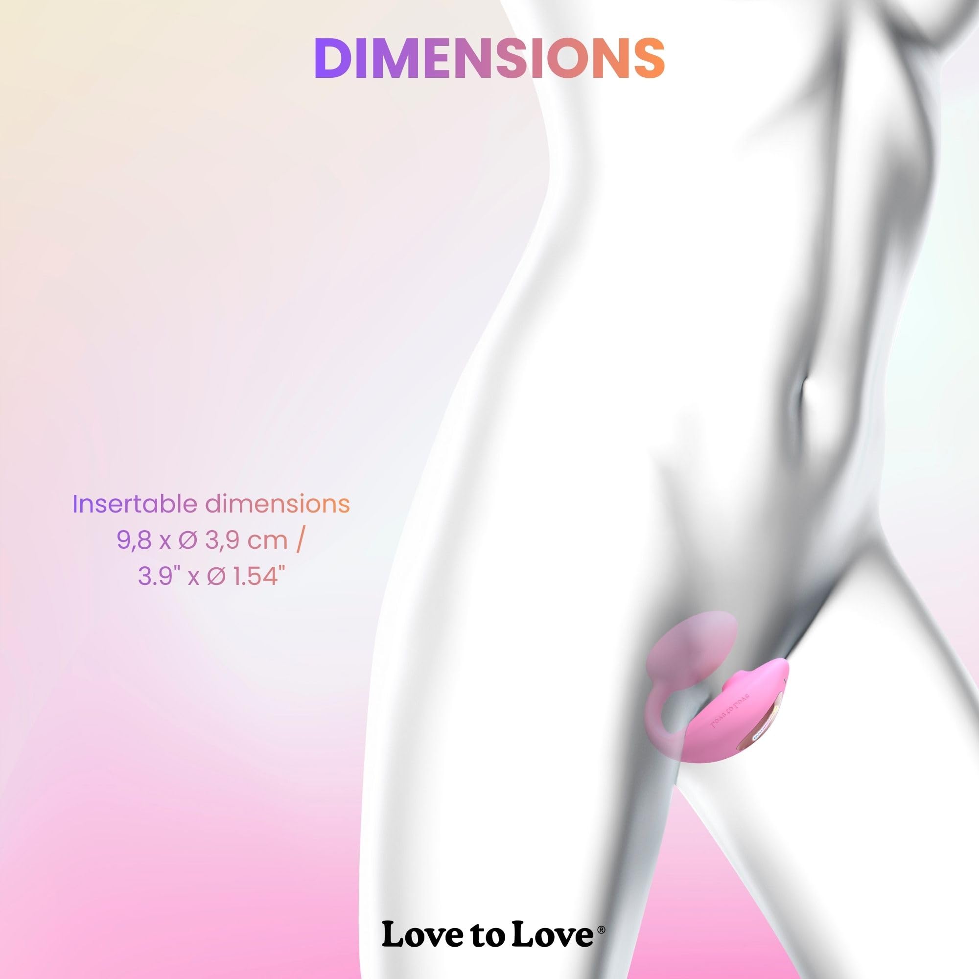 Love to Love Wonderlover – Sex toy ovetto vibrante con telecomando a distanza, doppia stimolazione clitoride & punto G, tecnologia flapping, 9 modalità, impermeabile, utilizzo a mani libere