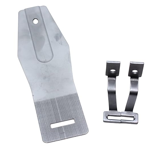 Cutex 27mmX6mm Feed Plate & Clamp Set Compatible with Juki LK-1850, LK-1900 Bartack Sewing Machine