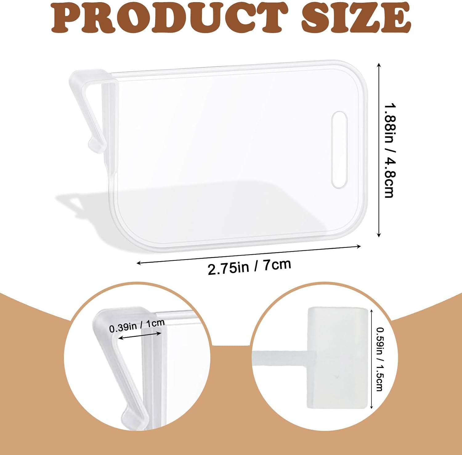 30 Pcs Adjustable PP Trading Card Dividers, Clip‑on for Cardboard Organizer