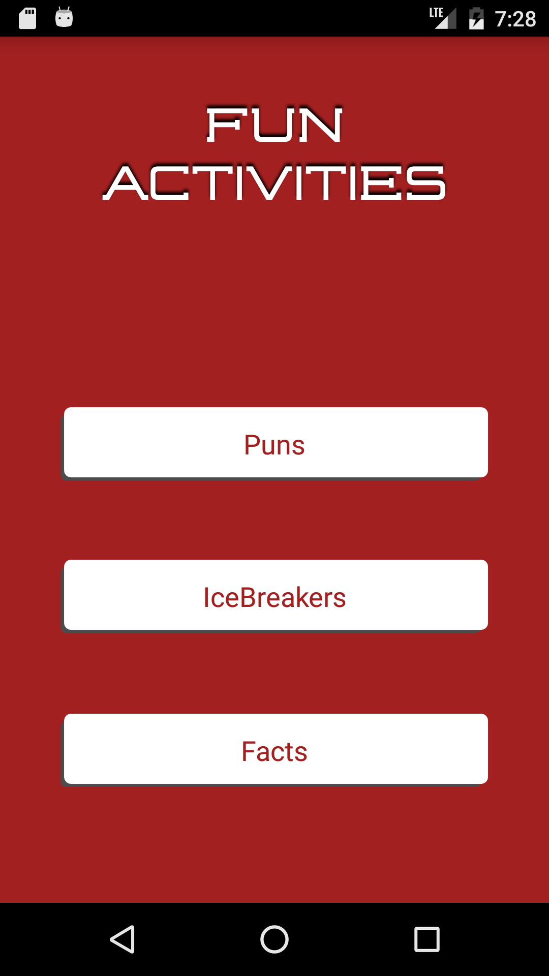 Puns, Facts and Icebreakers - App on Amazon Appstore