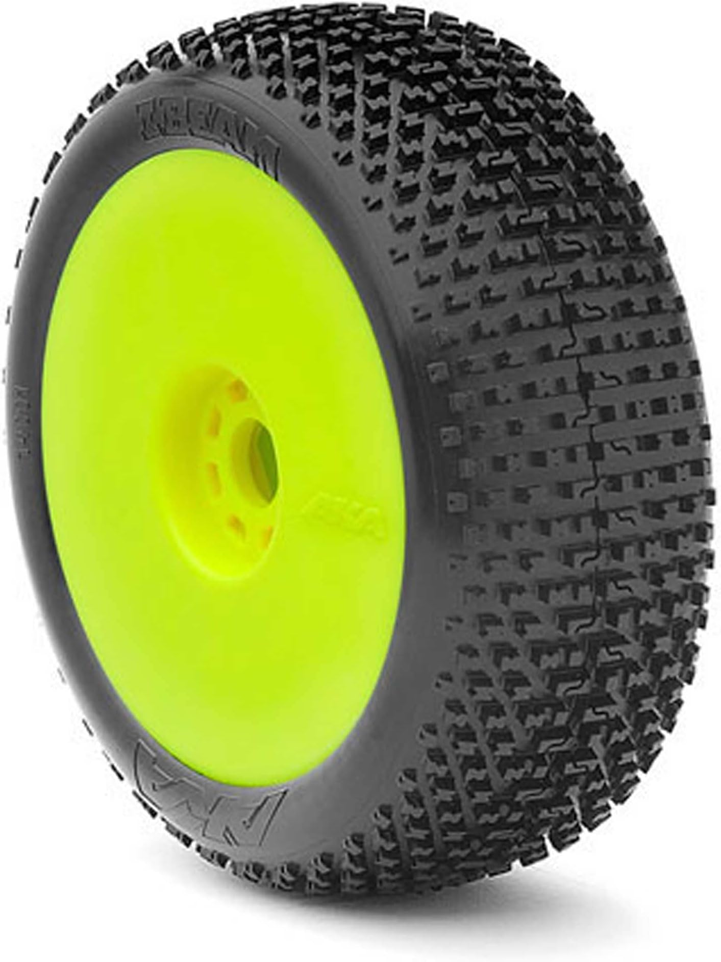 AKA Products INC. 1/8 Buggy I-Beam SSLW Evo Wheel Prmnt Yellow 2 AKA14001QRY