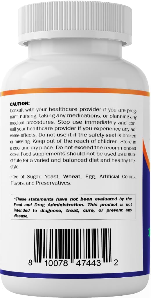 Vitamatic Alpha Lipoic Acid (ALA) 600mg Per Serving - 240 Vegetable Capsules - 120 Servings - Non-GMO & Gluten Free-2 Pack
