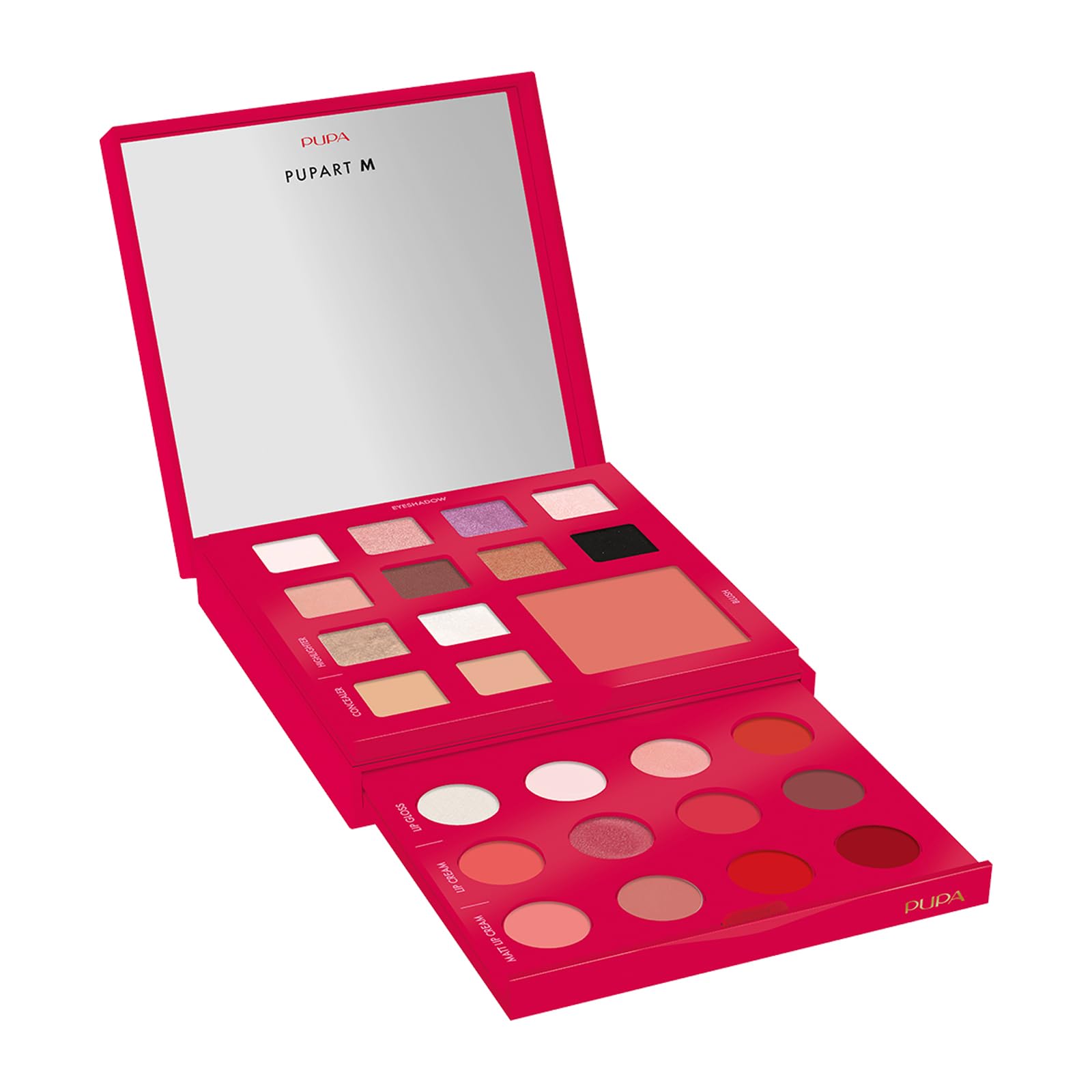 Pupart M Make-Up Palette - 003 Red by Pupa Milano for Women - 0.66 oz Makeup