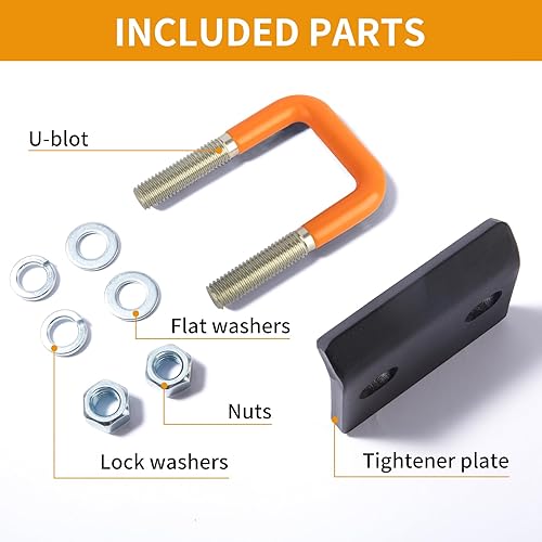 Miniatura 6 de Tensor de enganche para enganches de 1.25 pulgadas y 2 pulgadas, estabilizador de enganche antitraqueteo resistente con revestimiento de goma,