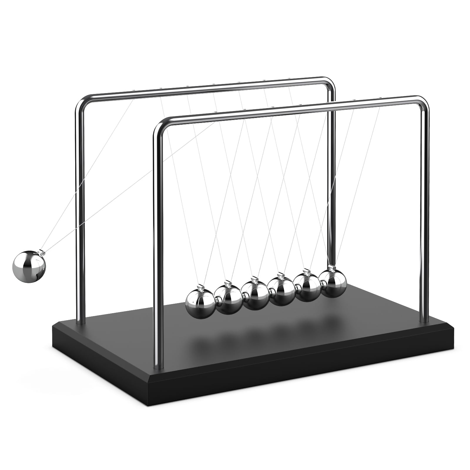 View 1 of [Tangled] Theefun Newton's Cradle Pendulum - Large 7 Beads