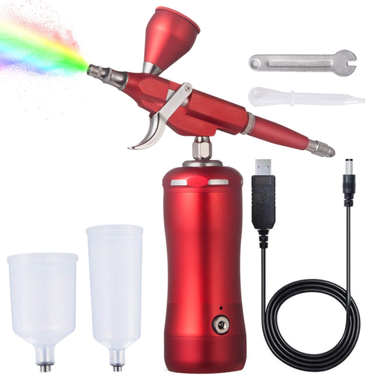 HXSD Electric Airbrush Kit Mini Air Pump Air Brush Spray