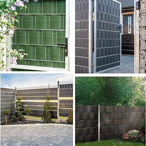 50 X Poly-Rattan Sichtschutzstreifen Für Doppelsta Produktbild-Vorschau 9