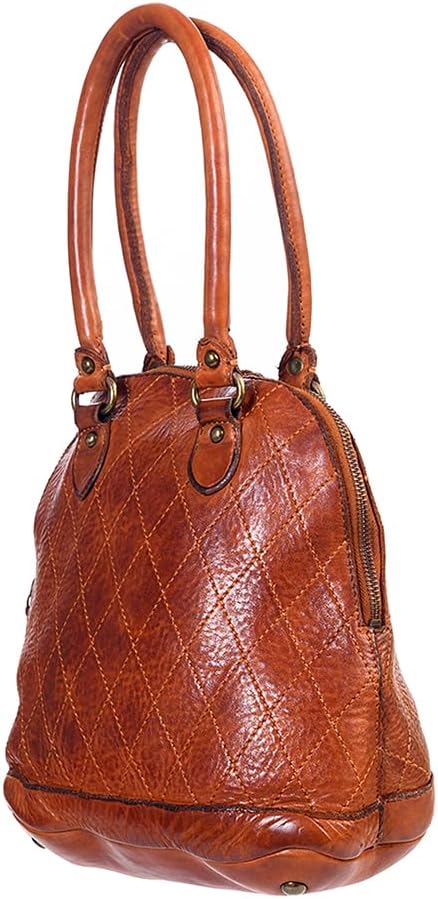 Spaghetti Western Leather Tote Bag Vintage Handmade Cowhide Purse