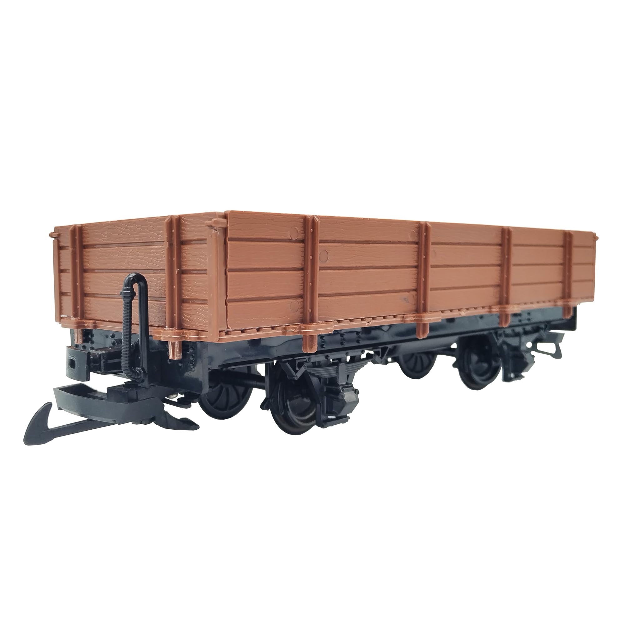 Niederbordwagen gerade braun - Selbstbauwagen/Bausatzwagen - Gartenbahn Spur G