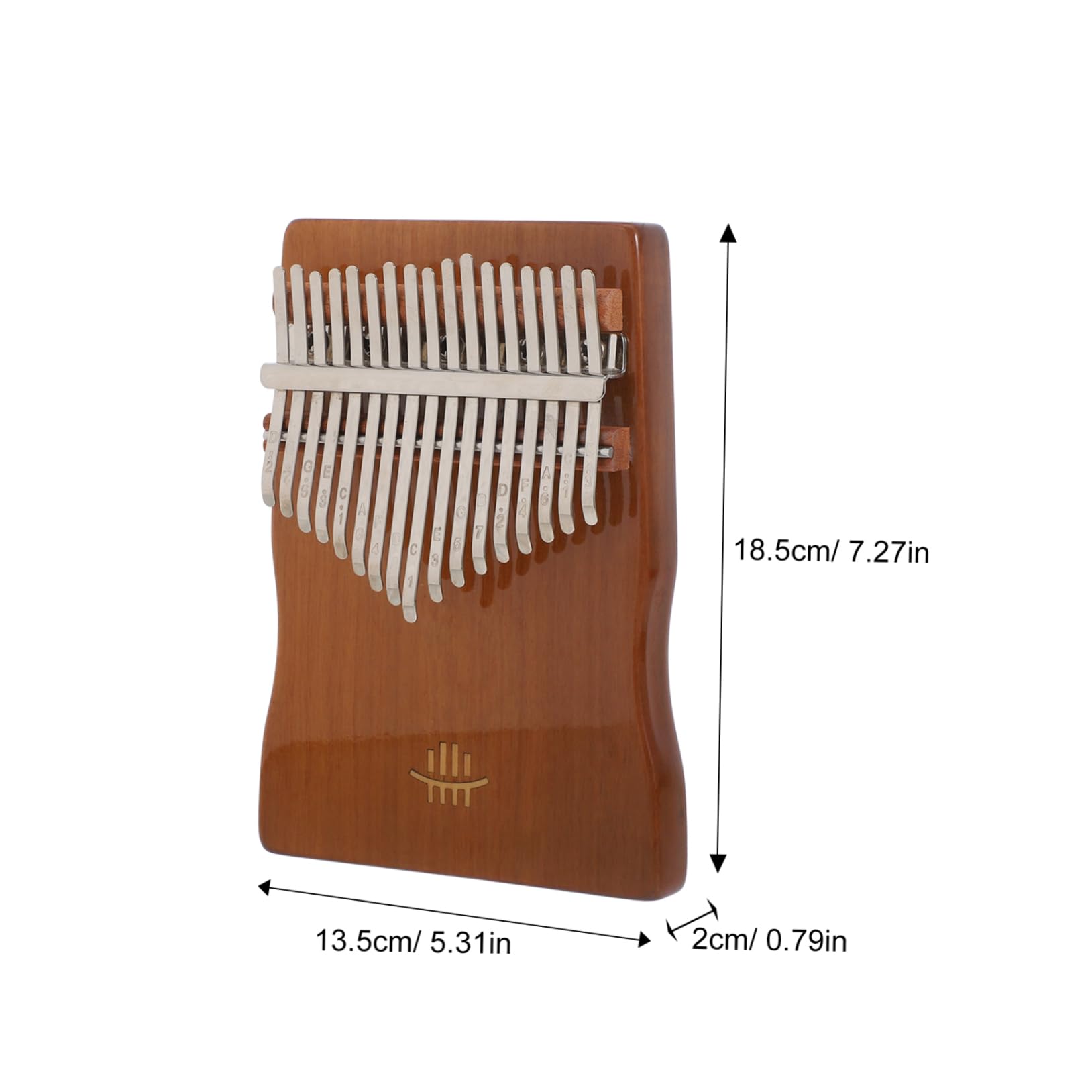 UPKOCH 1Juego Kalimba de Pulgar Teclas de Madera para Principiantes Instrumento Musical Portátil de Kalimba de Notas Madera de Nogal con Partituras Inglés