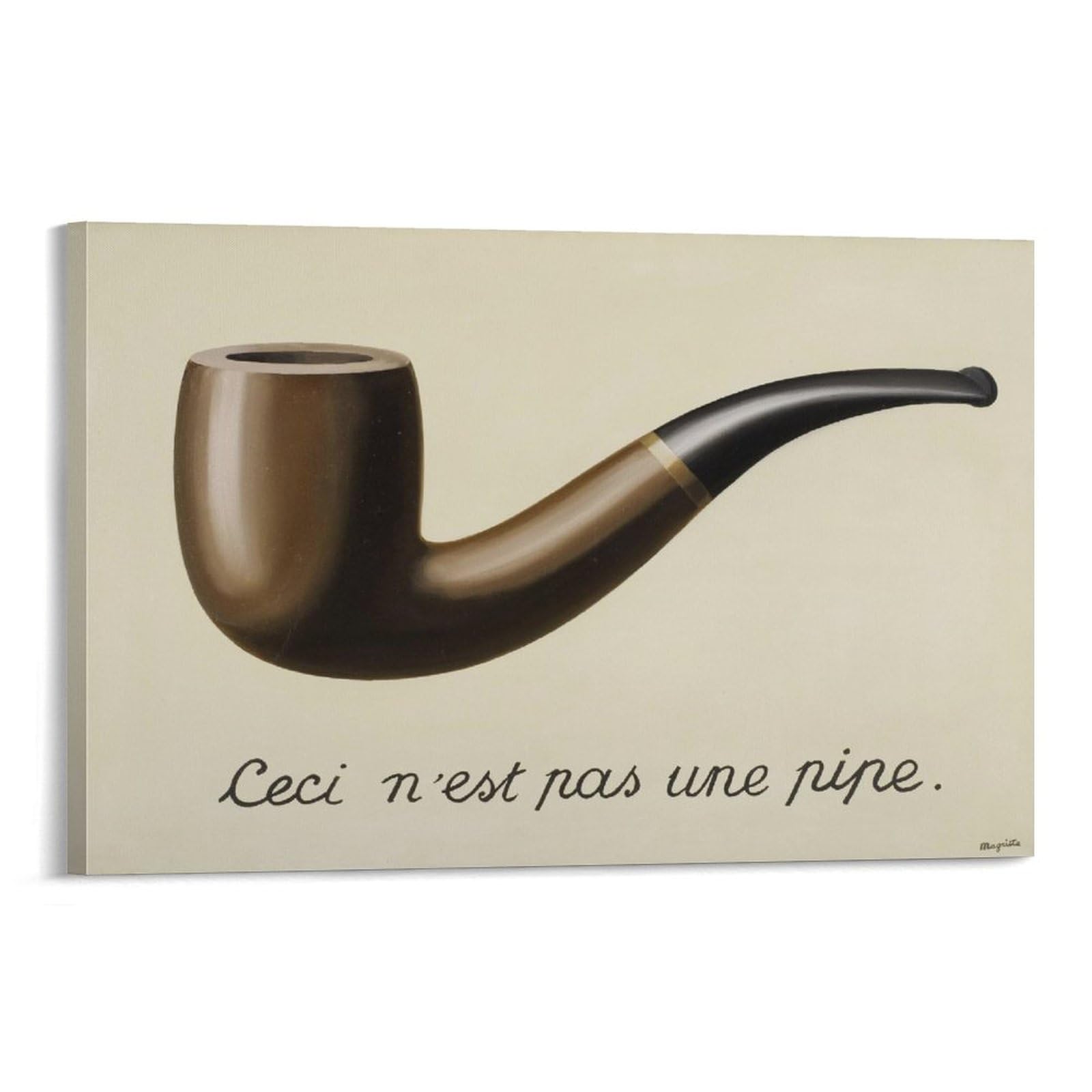 これはパイプではない/ルネ マグリット/額装品/Magritte Yahoo!オークション - [Artworks]ルネ・マグリット|これはパイプではな