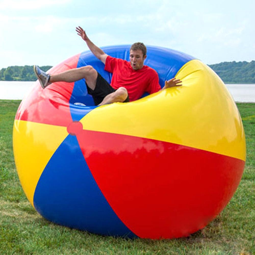 Amazon 特大 ジャイアント ビーチボール 海 プール ビーチ バレー マリン スポーツ どデカ ビーチボール (200cm) ビーチボール おもちゃ