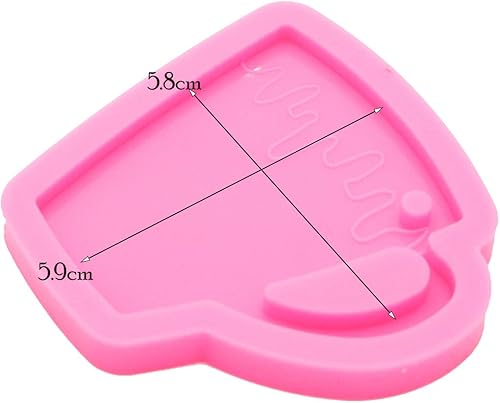 Miniatura 2 de Moldes de taza de leche de resina súper brillante, moldes de llavero de silicona, molde de resina epoxi, molde de arcilla polimérica, herramientas